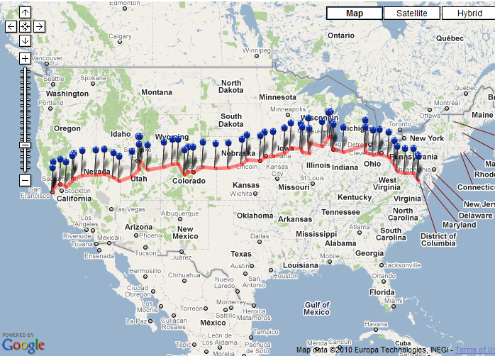 trip across America