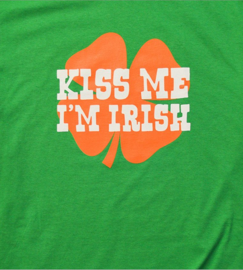 Kiss Me, I'm Irish Ladies' T-shirt